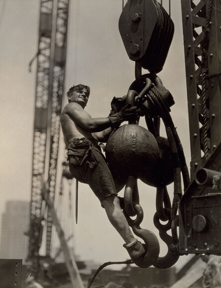 Lewis Wickes Hine, ‘Steelworker on Empire State Building’, 1931
