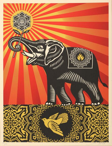 Shepard Fairey, ‘Obey elephant’, 2009