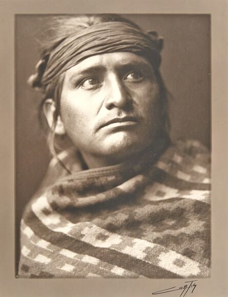 Edward S. Curtis, ‘A Chief of the Desert, Navajo’, 1904