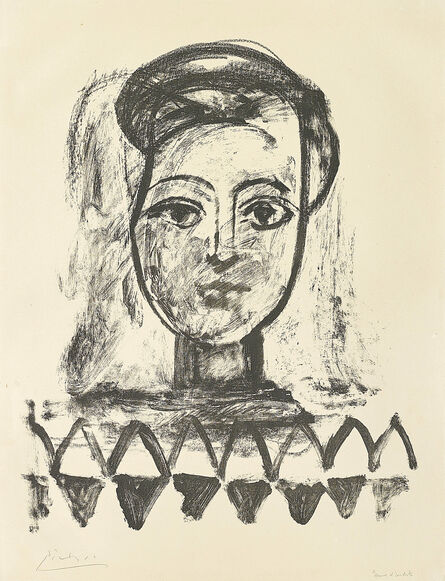 Pablo Picasso, ‘Jeune femme au corsage à triangles (Young Woman with Triangle Bodice)’, 1947