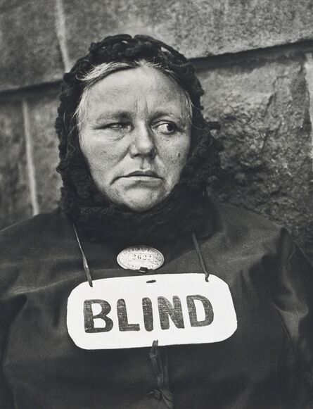 Paul Strand, ‘Blind Woman, New York’, 1916