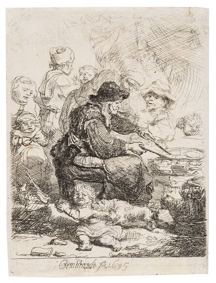 Rembrandt van Rijn, ‘The Pancake Woman’