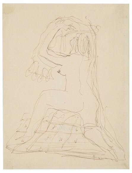 Lucio Fontana, ‘Nudo femminile di schiena’, 1936