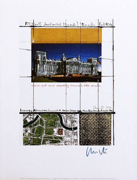 Christo, ‘Wrapped Reichstag (Project for Berlin)’, 1994