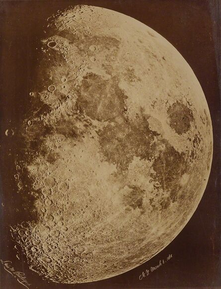 Lewis Rutherford, ‘[The Moon] N.Y.’, 1865