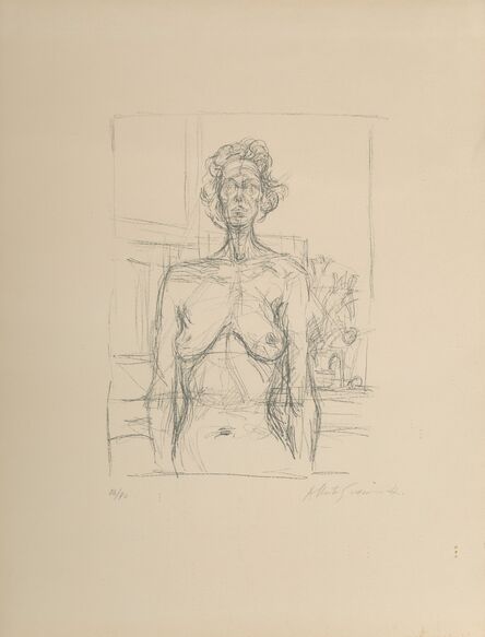Alberto Giacometti, ‘Nude with Flowers’, 1960