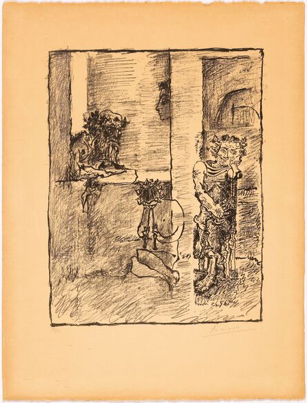Pablo Picasso, ‘Scéne antique’, 1956