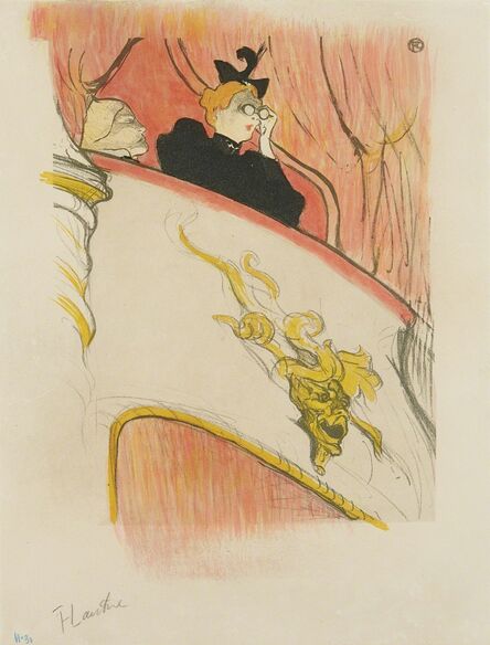 Henri de Toulouse-Lautrec, ‘La loge au mascaron doré (The Box with the Gilded Mask)’, 1893