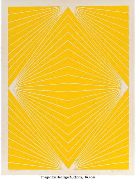 Richard Anuszkiewicz, ‘Untitled (yellow)’, 1965