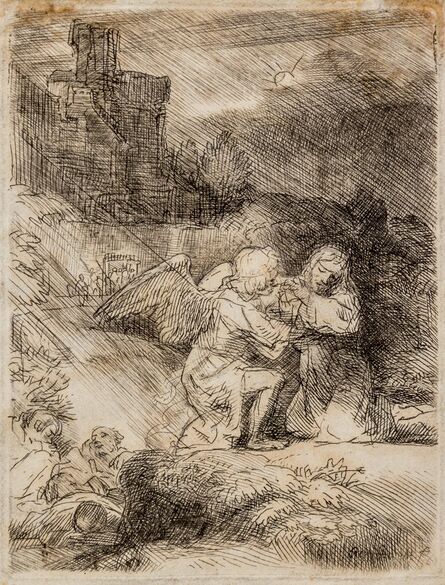 Rembrandt van Rijn, ‘The Agony in the Garden’, c. 1657