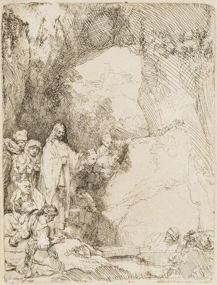 Rembrandt van Rijn, ‘The Raising of Lazarus: the Small Plate’, 1642