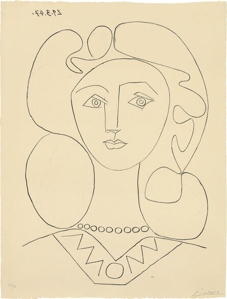 Pablo Picasso, ‘La Femme au collier (Woman with a Necklace)’, 1947