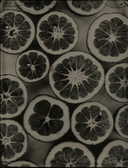 Jenny Sampson, ‘lemons, black II’, 2015