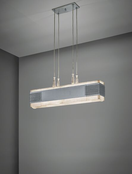 Émile-Jacques Ruhlmann, ‘Rare and important ceiling light, model no. 3543NR’, ca. 1930