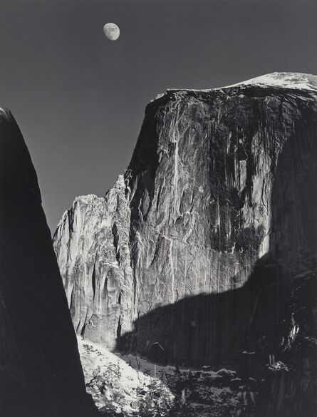 Ansel Adams, ‘Moon and Half Dome, Yosemite National Park, California’, 1960