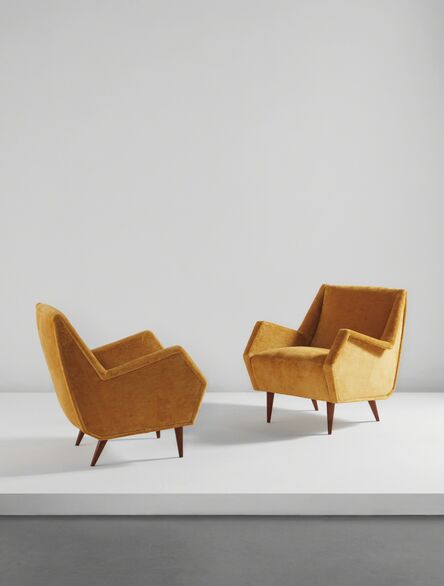 Gio Ponti, ‘Pair of armchairs’, 1940s
