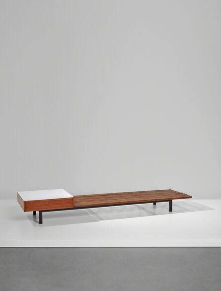 Charlotte Perriand, ‘Bench with drawer, for Miferma, Cansado’, circa 1962
