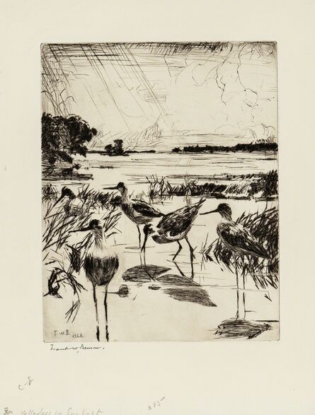 Frank Weston Benson, ‘Yellowlegs in Sunlight’, 1928