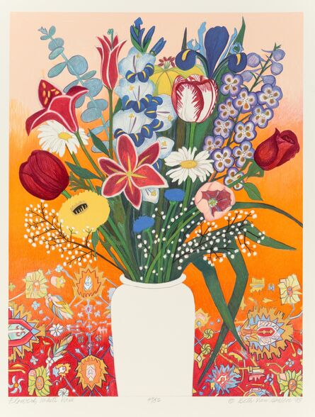 Beth Van Hoesen, ‘Flowers, White Vase’, 1993