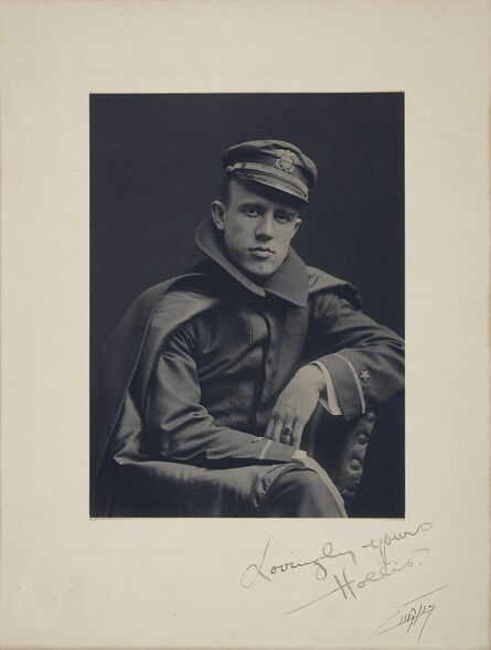 Edward S. Curtis, ‘Portrait of a man in uniform’