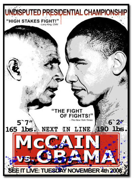 Mr. Brainwash, ‘McCain vs. Obama’, 2008