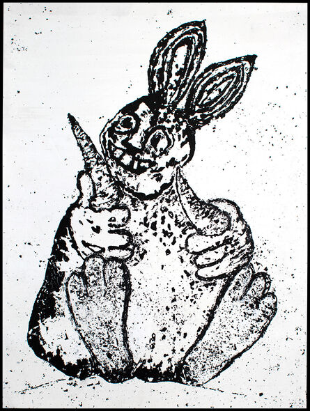 Andrew Nash, ‘Man plants, Rabbit laughs’, 2021