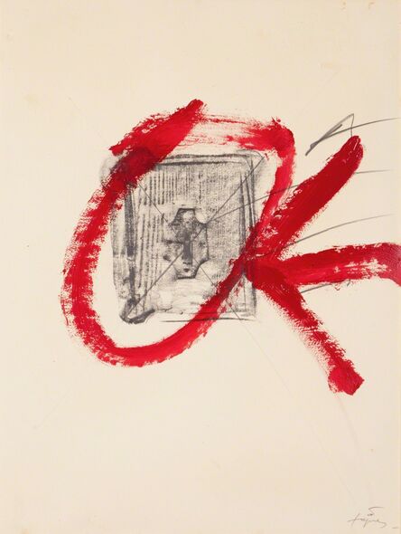 Antoni Tàpies, ‘Study for the poster "Campanha d'Educació pels Drets Humans"’, 1981