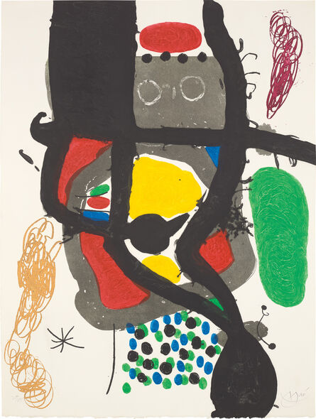 Joan Miró, ‘Le Caissier (The Cashier)’, 1969