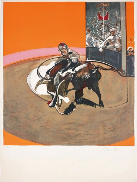 Francis Bacon, ‘Étude pour une corrida (after Study for a Bullfight No. 1, 1969)’, 1971