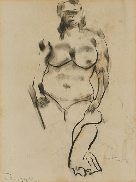 Michael Goldberg, ‘Untitled (Sketch of a Woman)’, 1965