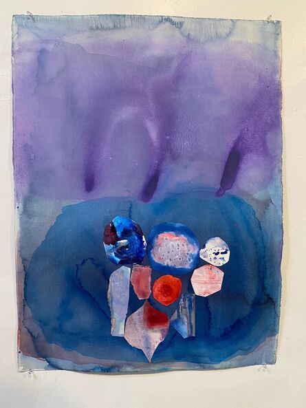 Sally Egbert, ‘Purple/Blue Field’, 2021