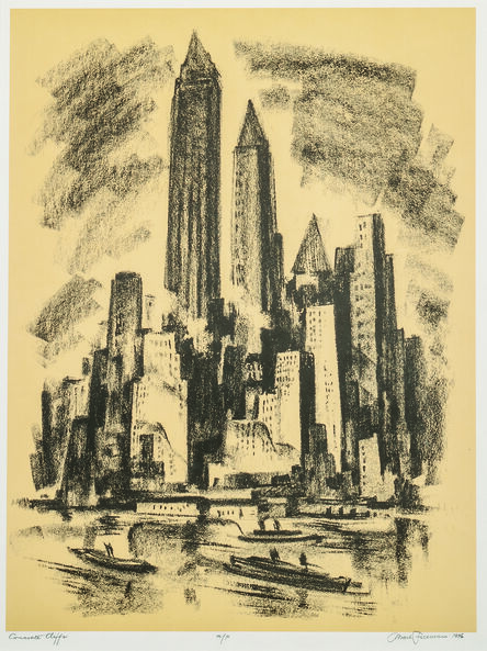 Mark Freeman, ‘Concrete Cliffs, alternatively titled Manhattan Cliffs’, 1936