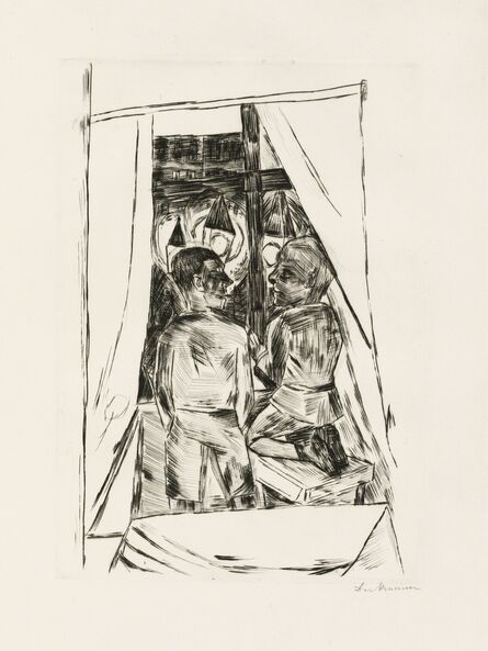 Max Beckmann, ‘Kinder am Fenster’, 1922