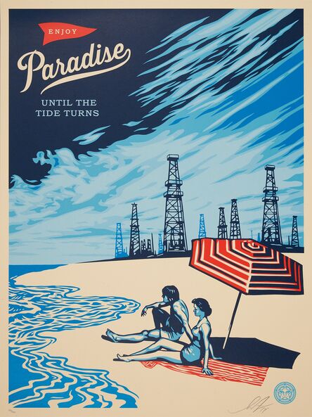 Shepard Fairey, ‘Paradise Turns’, 2014