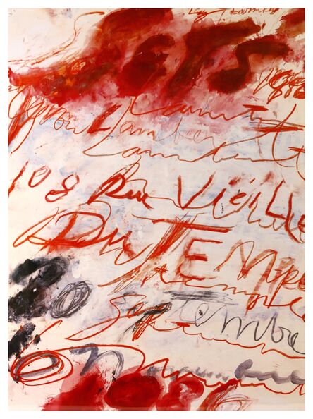 Cy Twombly, ‘untitled Exhibition Poster’, 1986