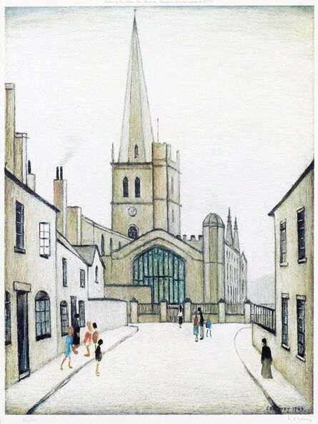 After Laurence Stephen Lowry, ‘Burford Church’