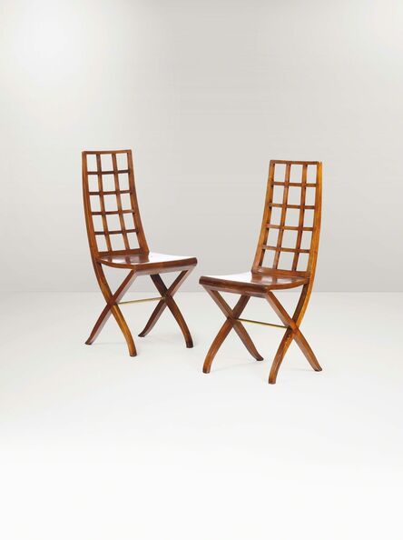 Maurizio Tempestini, ‘A pair of wooden chairs’, 1940 ca.