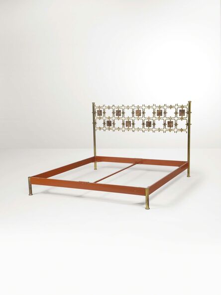Osvaldo Borsani, ‘A bed in polished brass and metal’, 1958