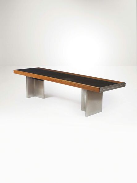 Hans Von Klier, ‘A desk with a wood, steel and aluminum structure’, 1970 ca.