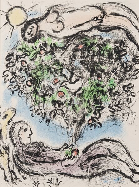 Marc Chagall, ‘L’Arbre Fleuri (Mourlot 915)’, 1977