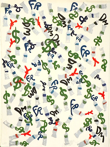 Arman, ‘Currency’, 1989