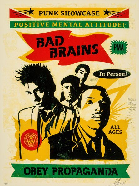 Shepard Fairey, ‘Bad Brains Punk Showcase (Rasta)’, 2016
