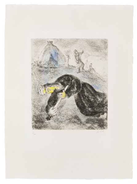 Marc Chagall, ‘Death of Saul’, 1958