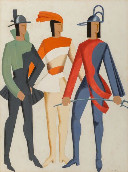 Alexandra Exter, ‘Trois Hommes - Don Juan’, 1929