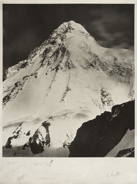 Vittorio Sella, ‘Il k2 con gli autografi degli alpinisti della spedizione italiana del 1954’, 1909/1954