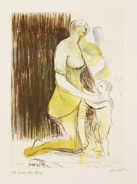 Henry Moore, ‘Mother And Child Xxvi’, 1983