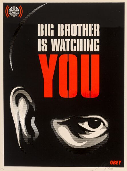 Shepard Fairey, ‘Big Brother is Watching You’, 2006