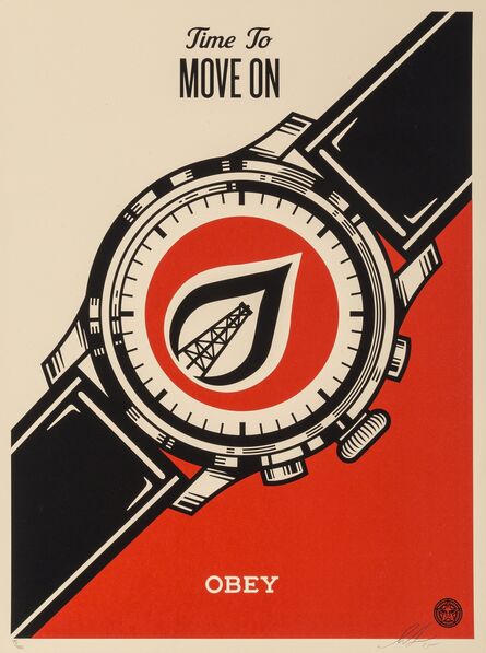 Shepard Fairey, ‘Time to Move On’, 2015