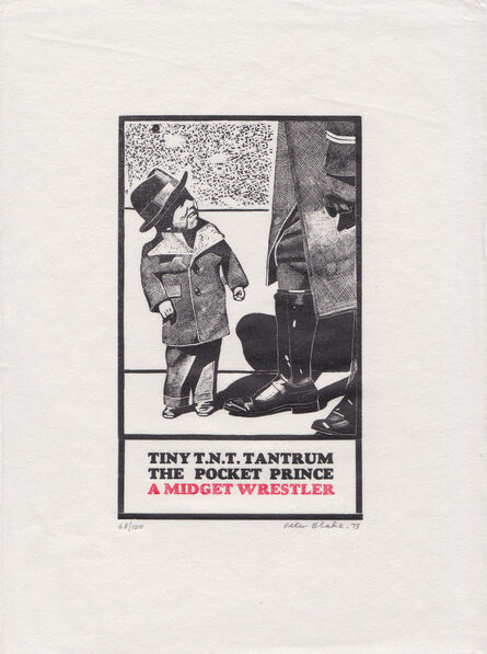 Peter Blake, ‘Tiny Tim TNT (from Eighteen small prints)’, 1973