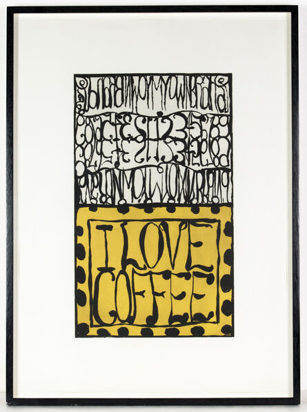 Matt Mullican, ‘i love i love Coffee’, 2009